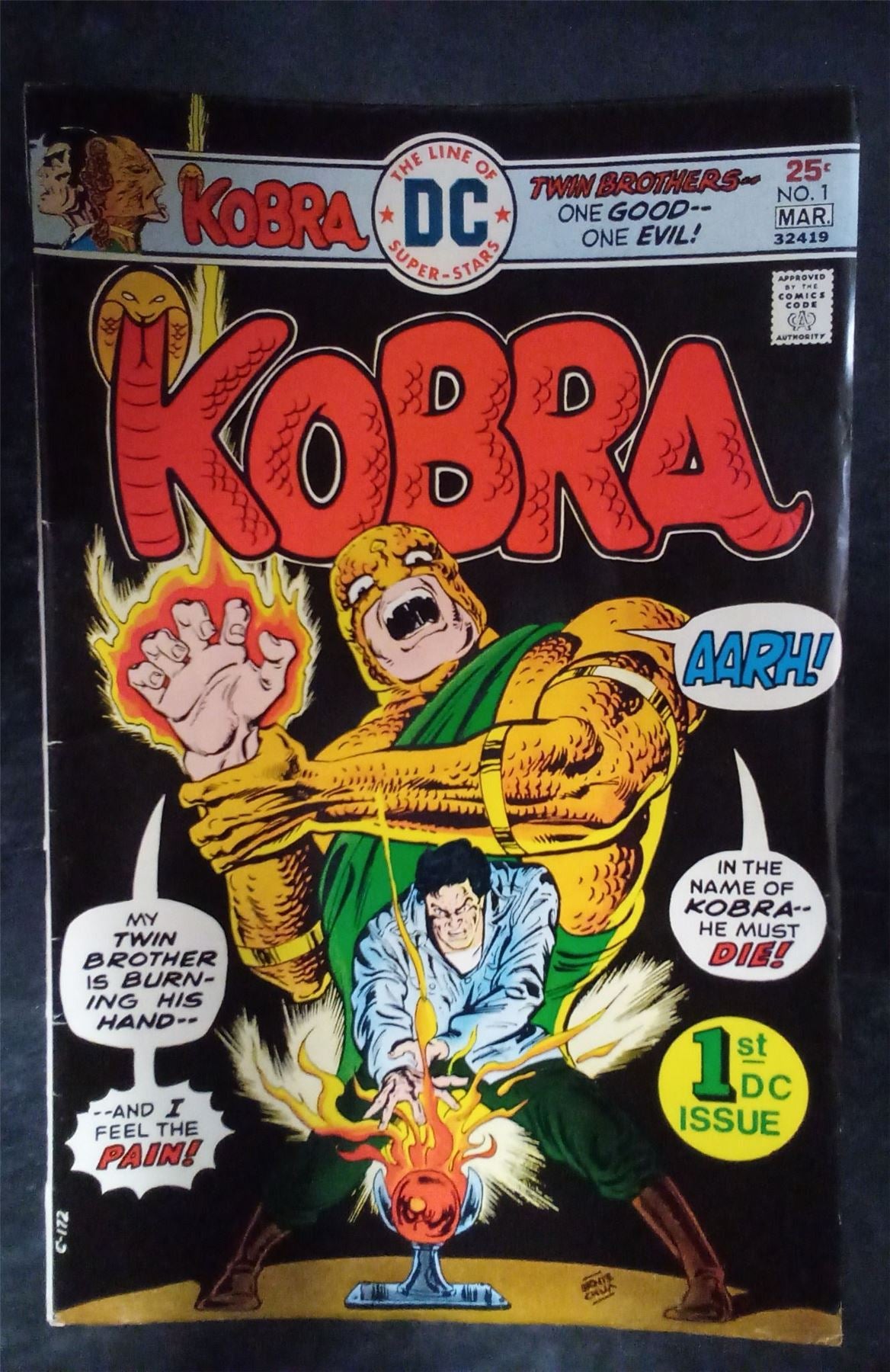 Kobra #1 1976 DC Comics Comic Book