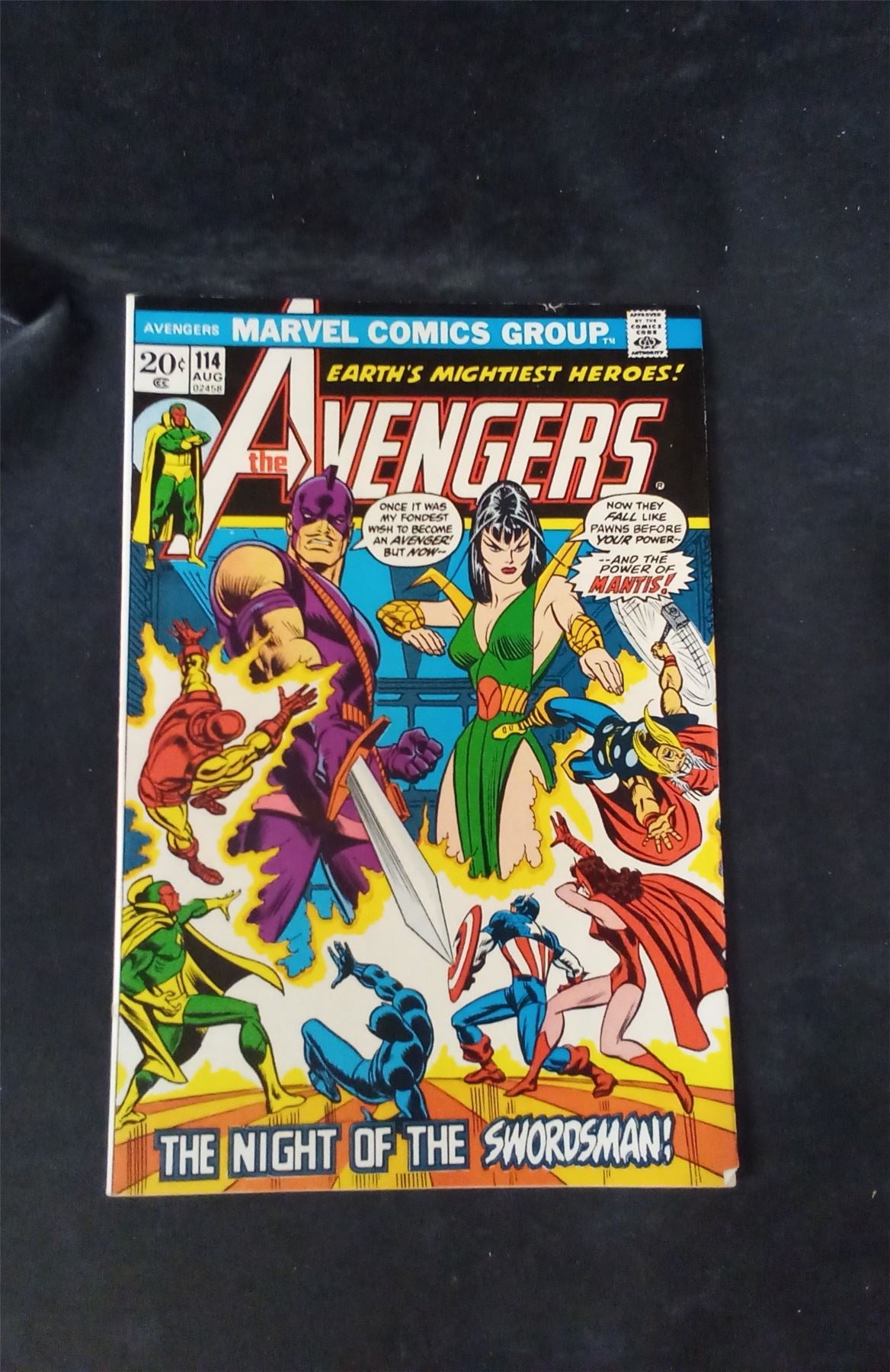 The Avengers #114 1973 marvel Comic Book