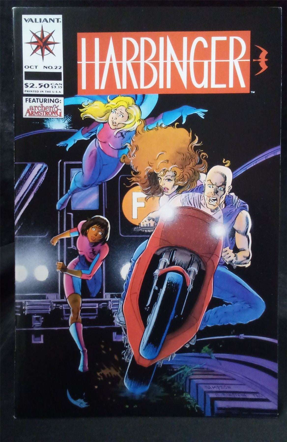Harbinger #22 1993 valiant Comic Book