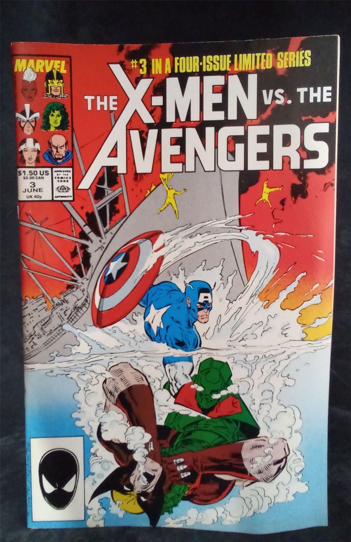 The X-Men vs. The Avengers #3 1987 Marvel Comics Comic Book