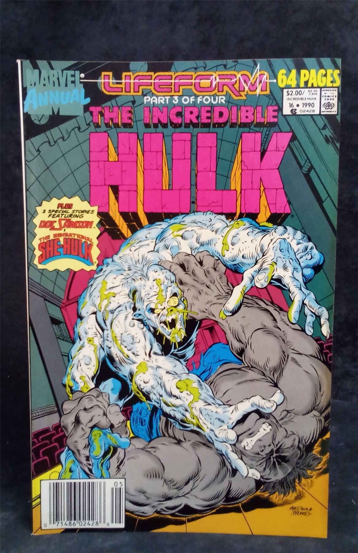 The Incredible Hulk Annual #16 1990 Marvel Comics Comic Book