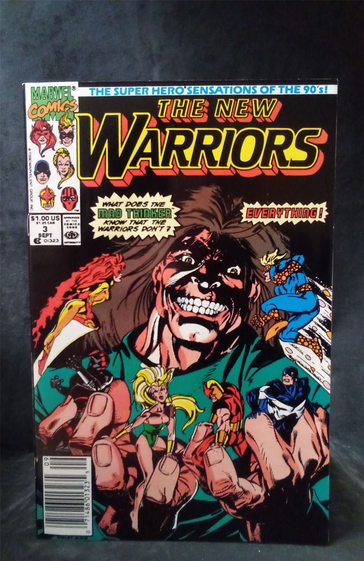 The New Warriors #3 1990 Marvel Comics Comic Book