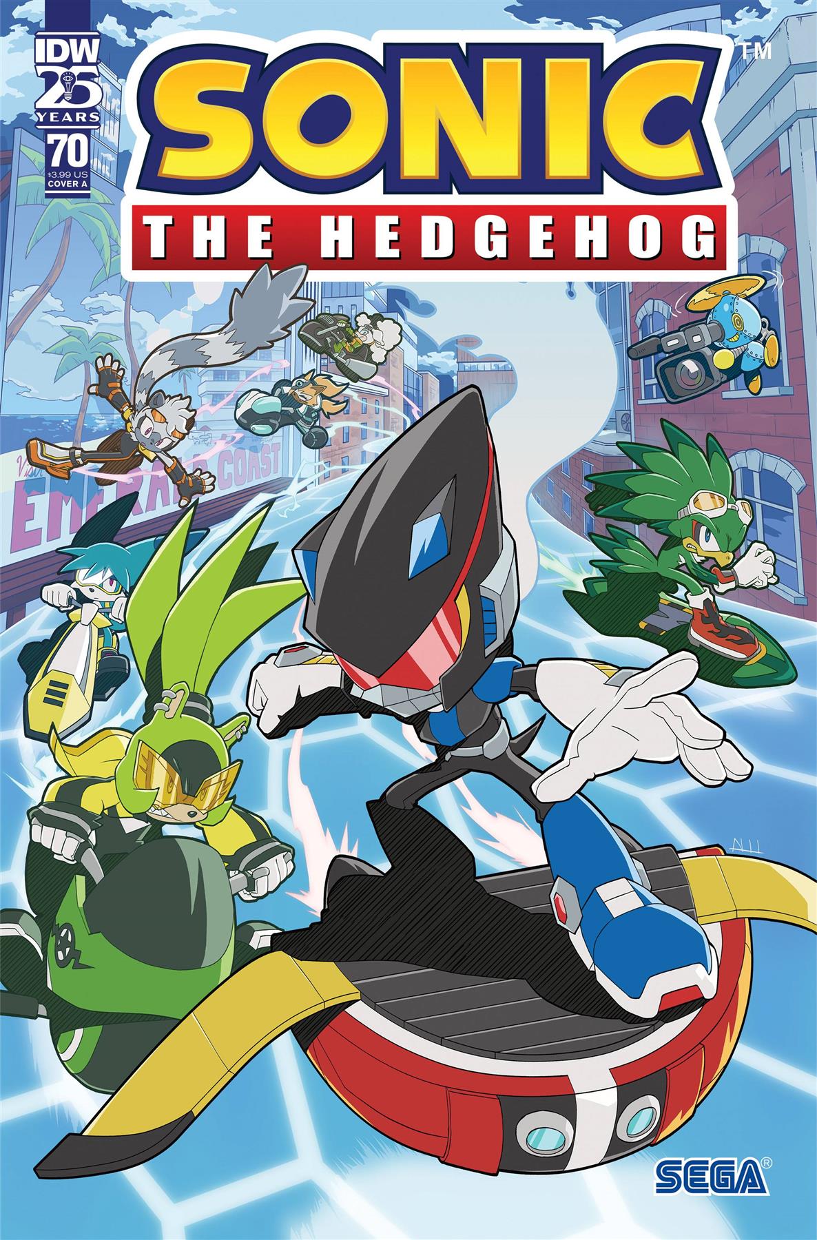 Sonic The Hedgehog #70 Cvr A Hammerstrom Idw-prh Comic Book