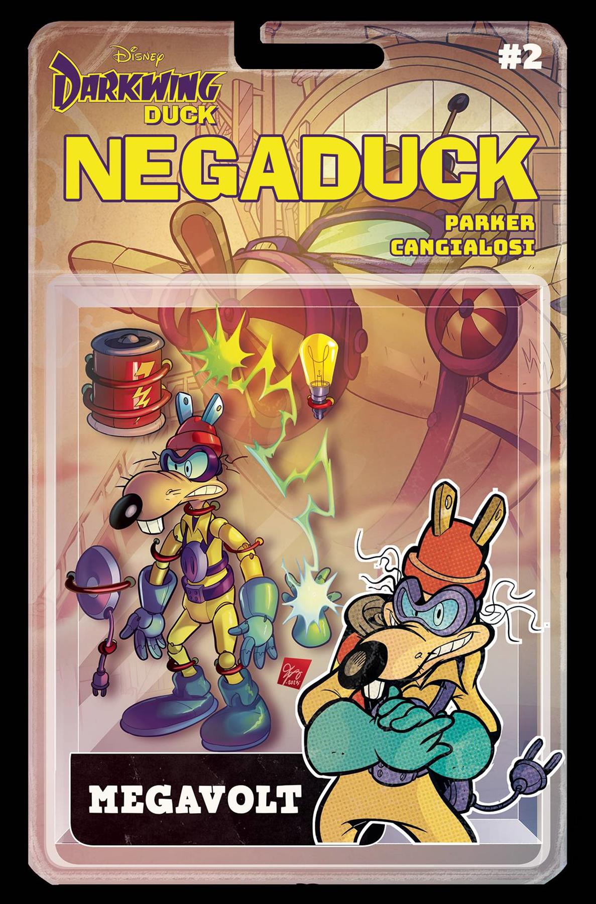 Negaduck #2 Cvr E Action Figure Dynamite Comic Book