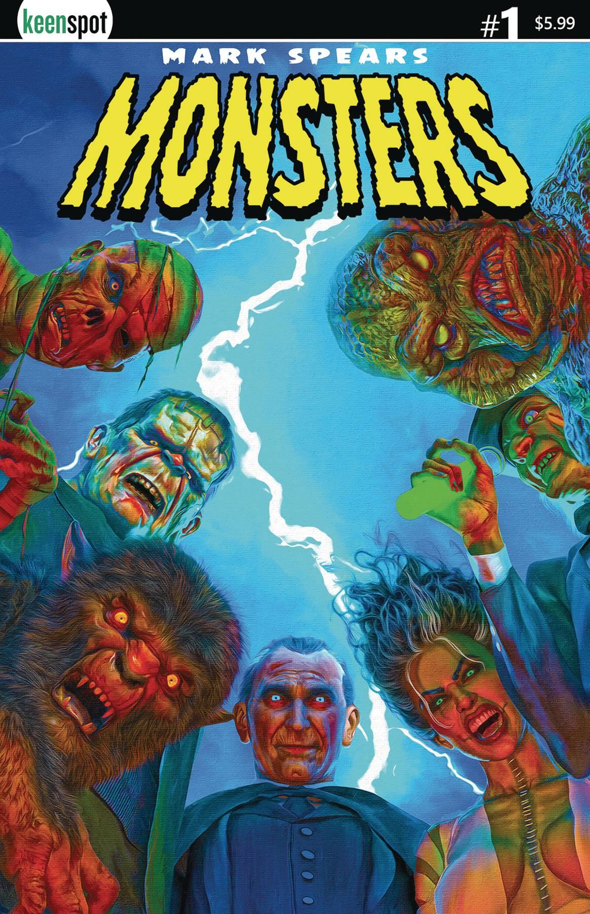 Mark Spears Monsters #1 Cvr A Looking Down On You Keenspot Entertainment Comic Book