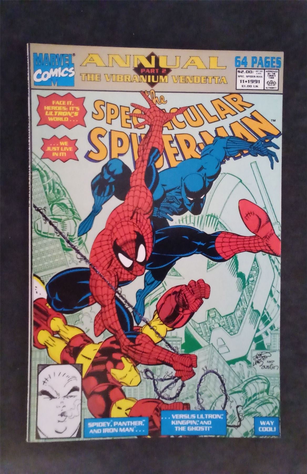 The Spectacular Spider-Man Annual #11 1991 marvel Comic Book