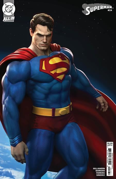 Superman #24 Cvr D Raphael Grassetti Card Stock Var DC Comics Comic Book