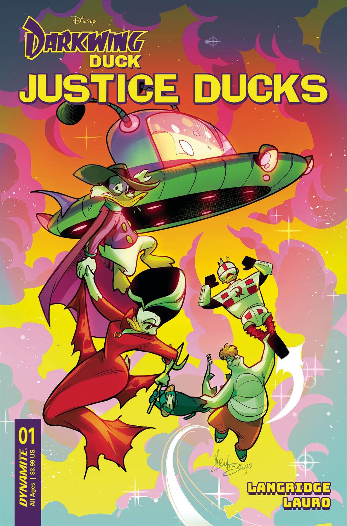 Justice Ducks #1 Cvr A Andolfo Dynamite Comic Book