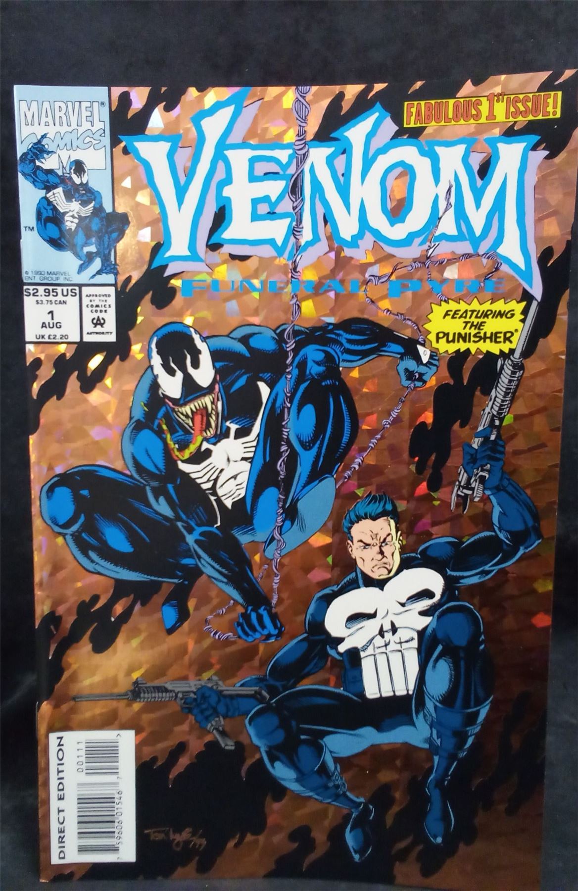 Venom: Funeral Pyre #1 Newsstand Edition 1993 Marvel Comics Comic Book