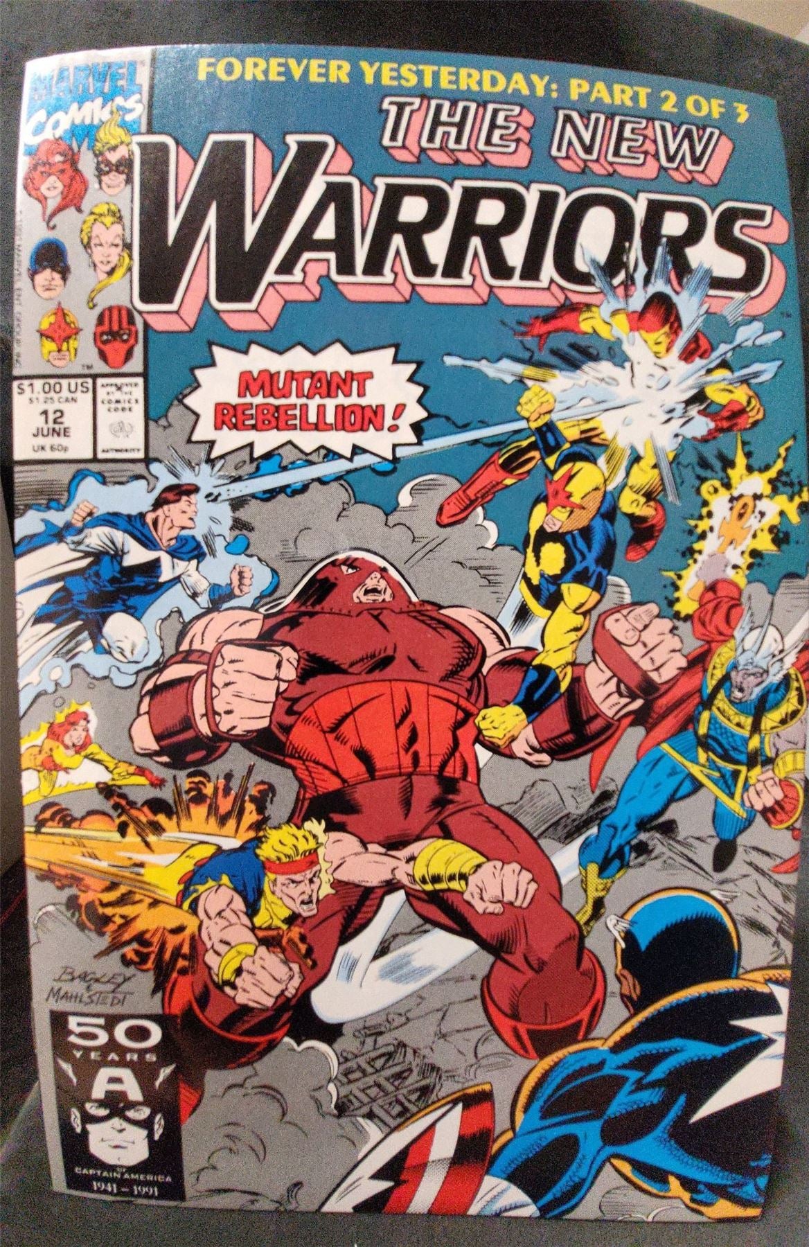 The New Warriors #12 1991 Marvel Comics Comic Book