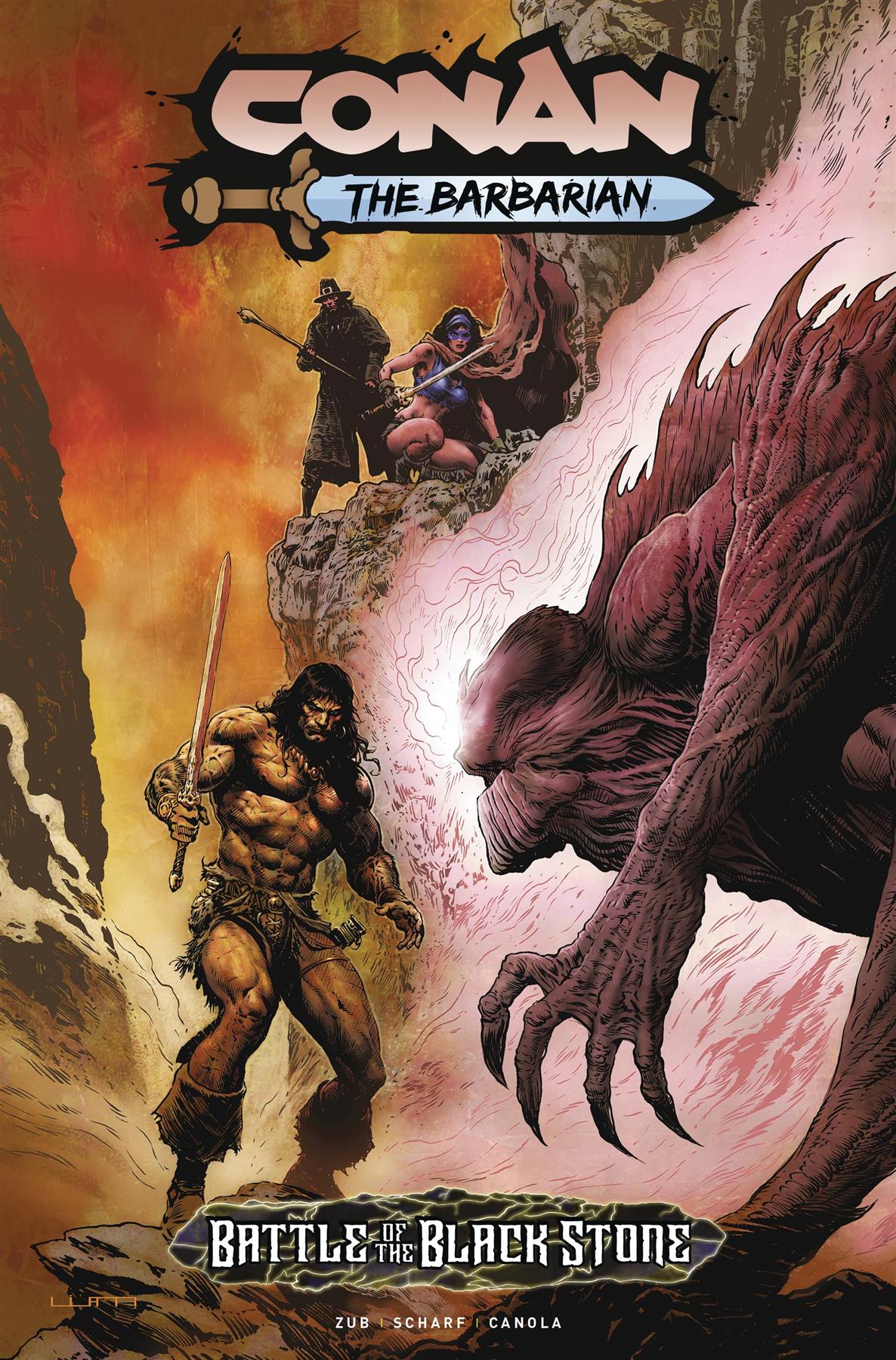 Conan Barbarian Battle Blackstone #3 (of 4) Cvr A Sharp (mr) Titan Comics Comic Book