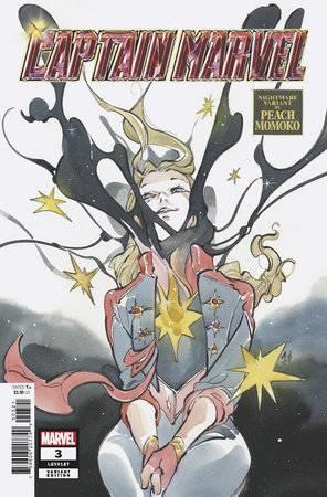 Captain Marvel #3 Peach Momoko Nightmare Var (Peach Momoko Nightmare Var) Marvel Prh Comic Book 2023