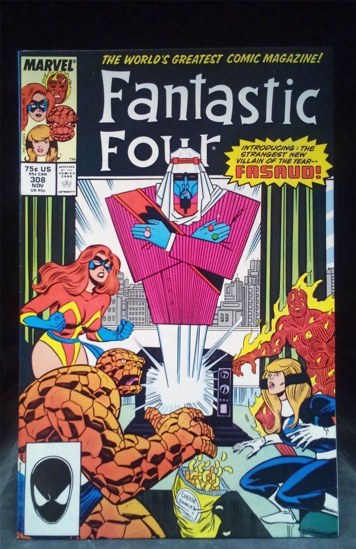 Fantastic Four #308 1987 Marvel Comic Book