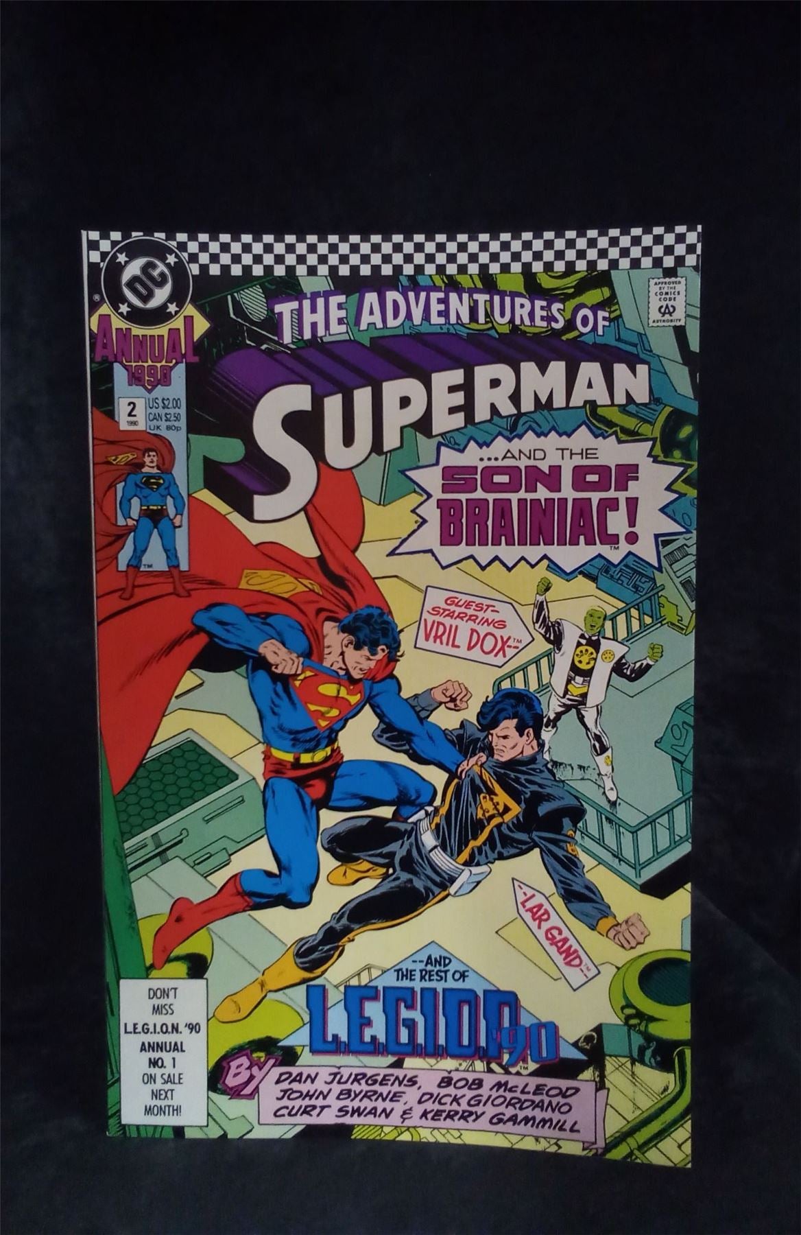 Adventures of Superman Annual #2 1990 DC Comics Comic Book