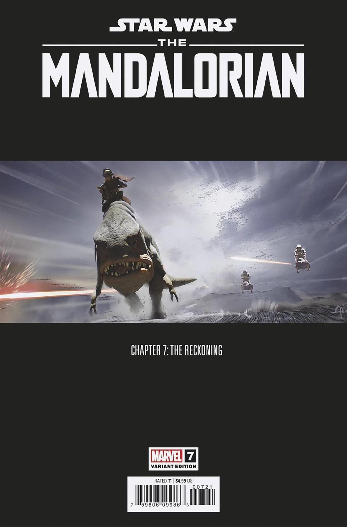 Star Wars Mandalorian #7 Concept Art Var (Concept Art Var) Marvel Prh Comic Book 2023