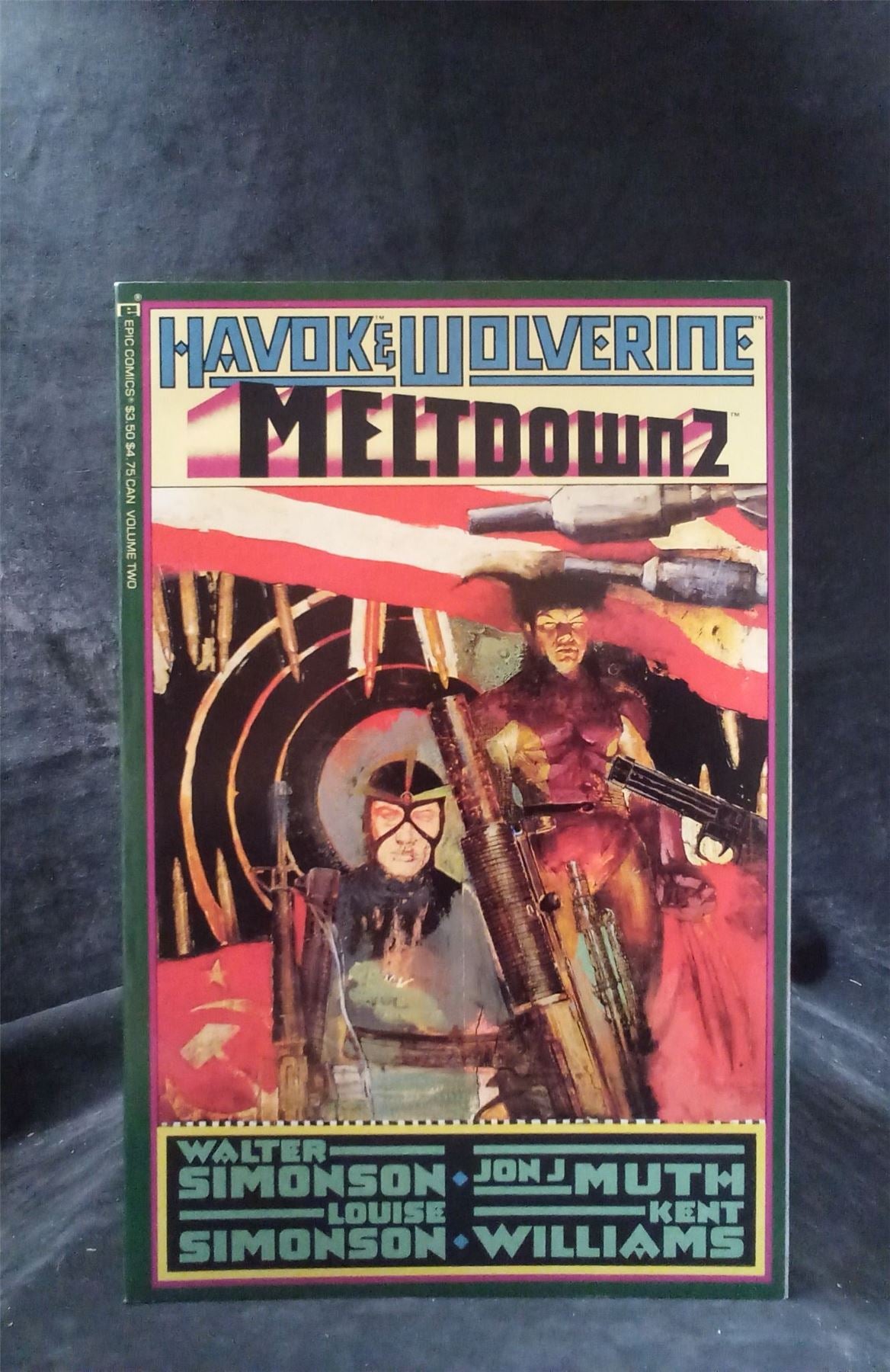 Havok & Wolverine: Meltdown #2 1989 epic Comic Book