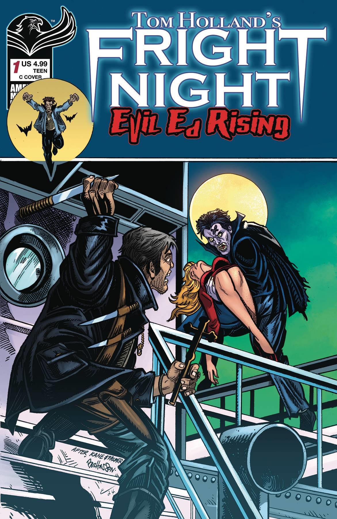 Tom Holland Fright Night Evil Ed Rising #1 Cvr C Hasson Homa American Mythology Productions Comic Book