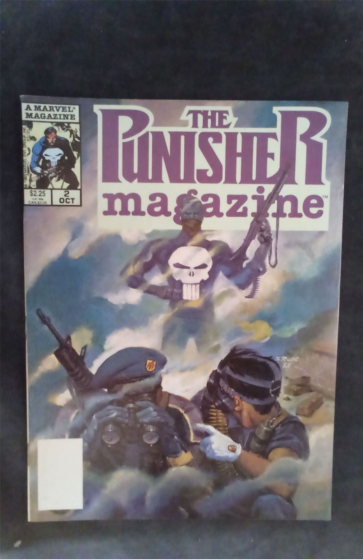 The Punisher Magazine #2 1989 marvel Comic Book