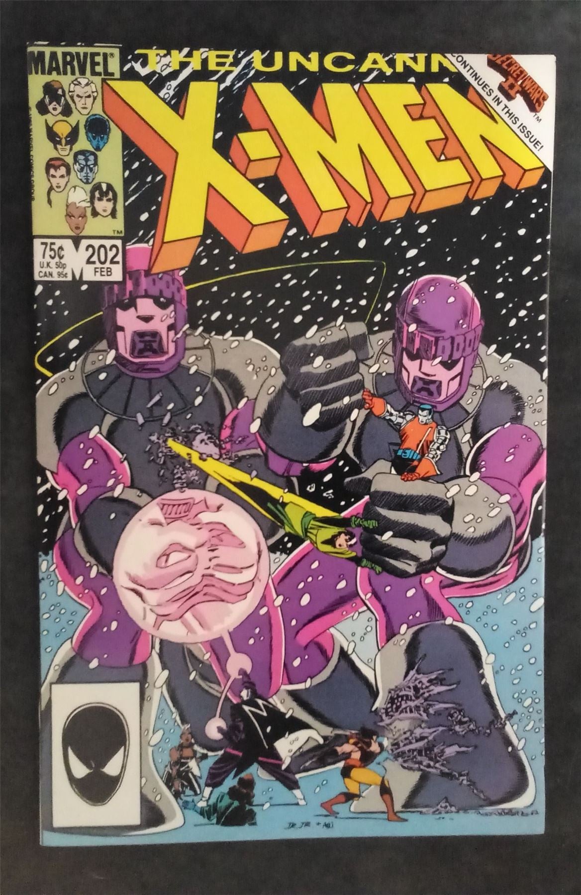 The Uncanny X-Men #202 1986 marvel Comic Book