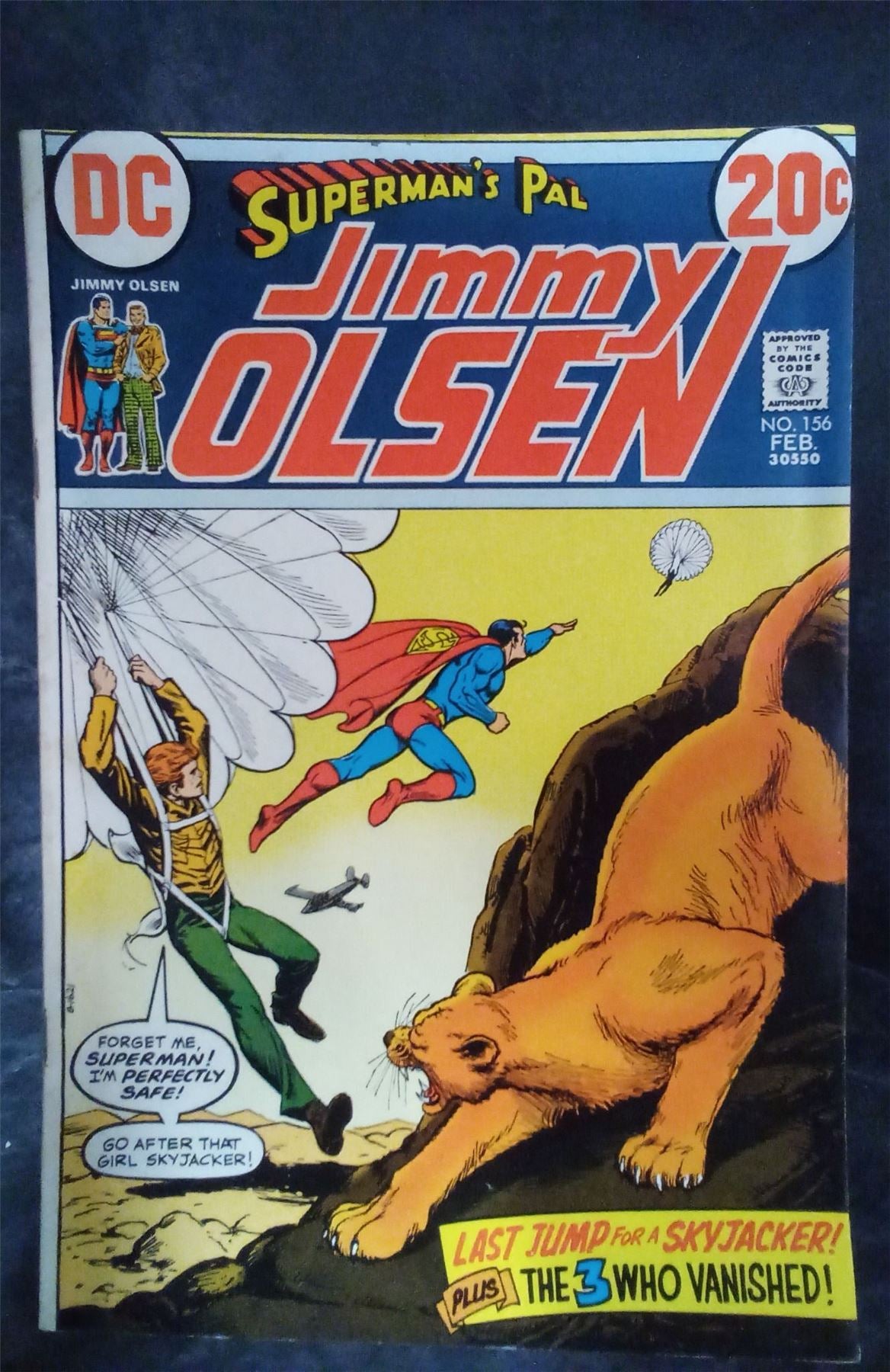 Superman's Pal, Jimmy Olsen #156 1973 DC Comics Comic Book