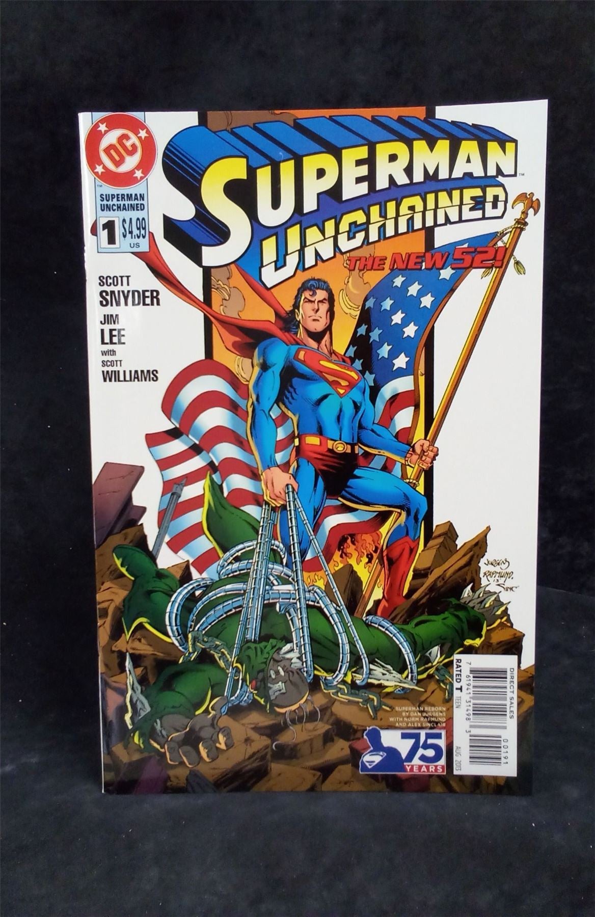 Superman Unchained #1 Dan Jurgens Superman Reborn Cover 2013 DC Comics Comic Book