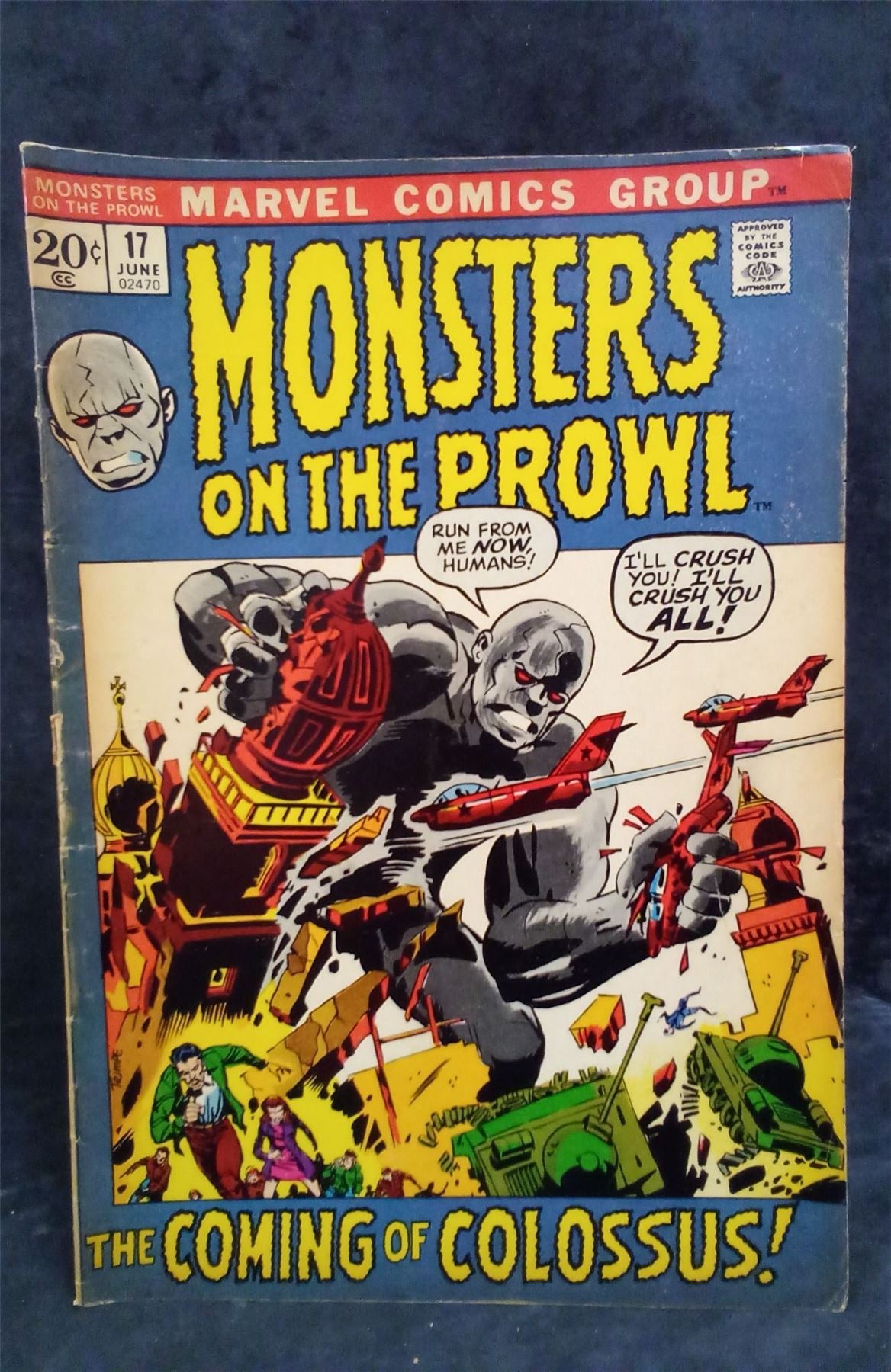 Monsters on the Prowl #17 1972 Marvel Comics Comic Book