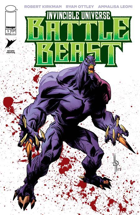 Invincible Universe Battle Beast #1 2nd Ptg Cvr B Jason Howard Var Image Comics Comic Book