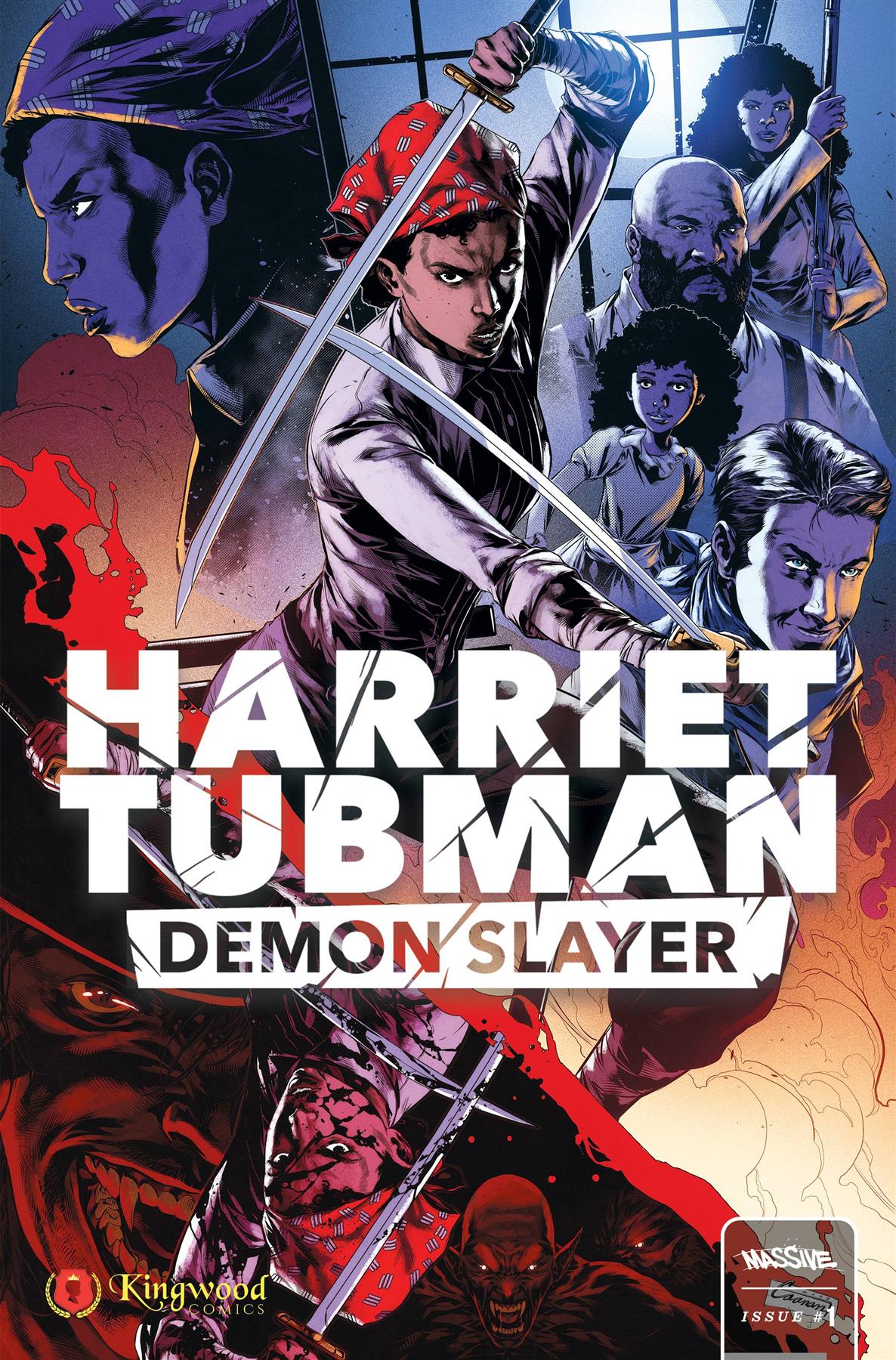 Harriet Tubman Demon Slayer #1 Cvr C White (mr) Massive Comic Book