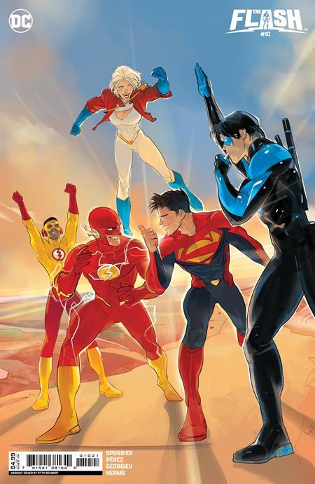 Flash #10 Cvr B Otto Schmidt Card Stock Var DC Comics Comic Book