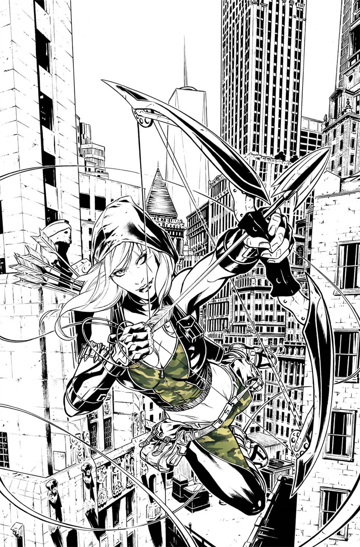 Gft Robyn Hood I Love Ny #1 (B Cvr Riveiro) Zenescope Entertainment Inc Comic Book
