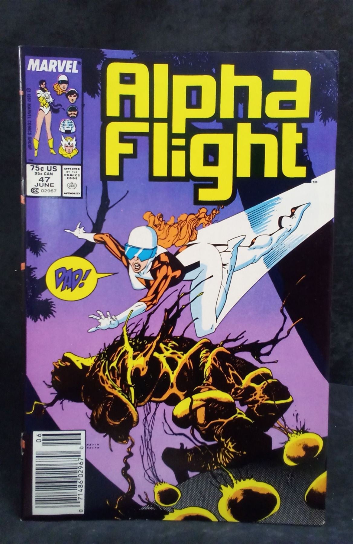 Alpha Flight #47 Newsstand Edition 1987 Marvel Comics Comic Book