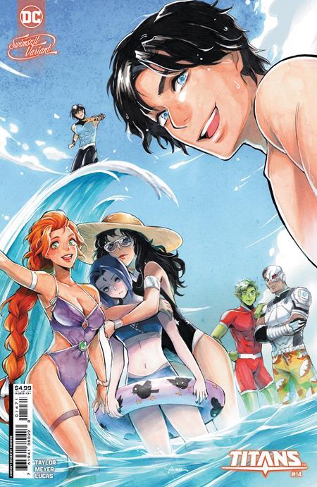 Titans #14 Cvr E Saowee Swimsuit Card Stock Var DC Comics Comic Book