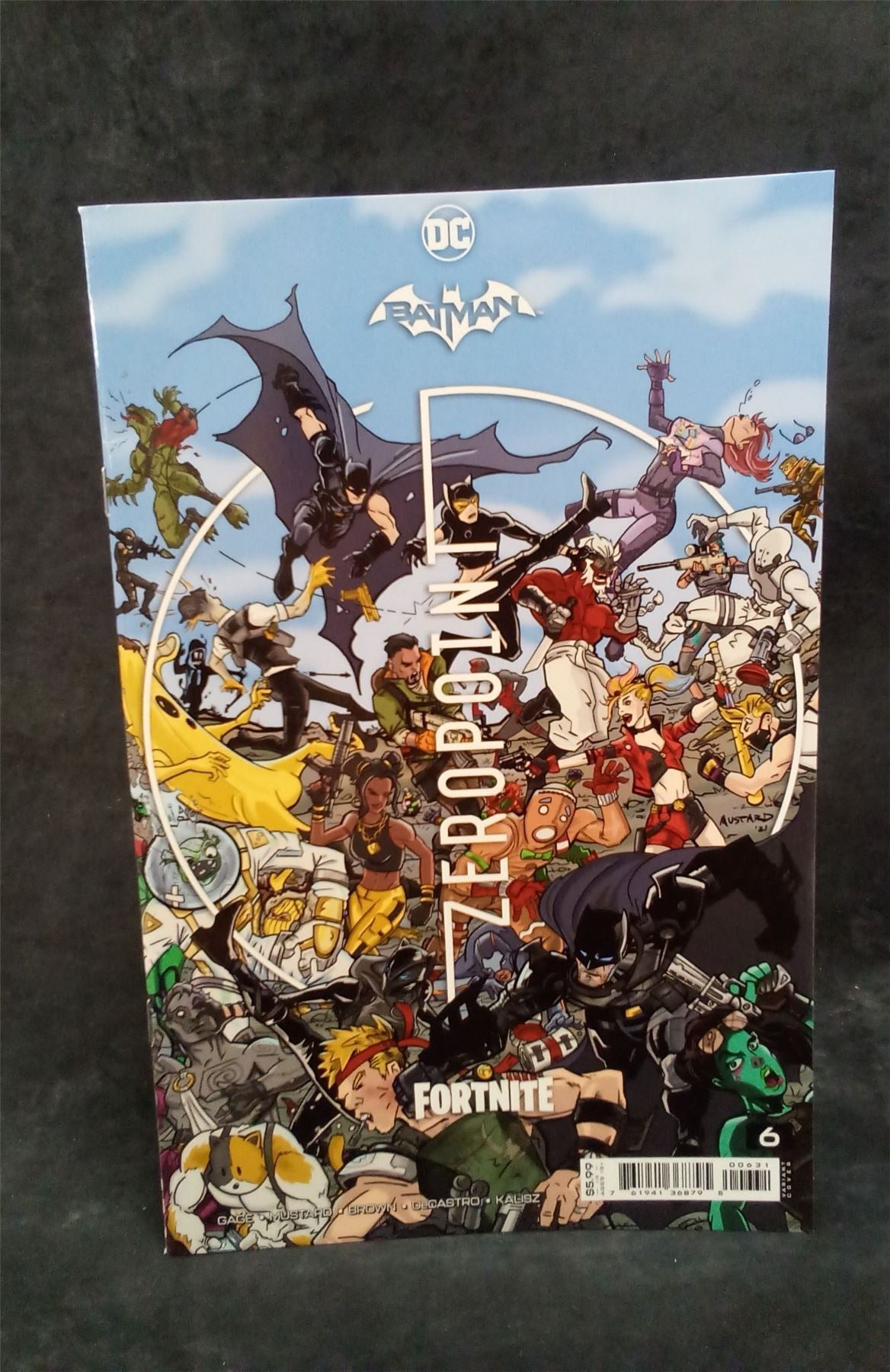 Batman/Fortnite: Zero Point #6 Mustard Cover 2021 DC Comics Comic Book