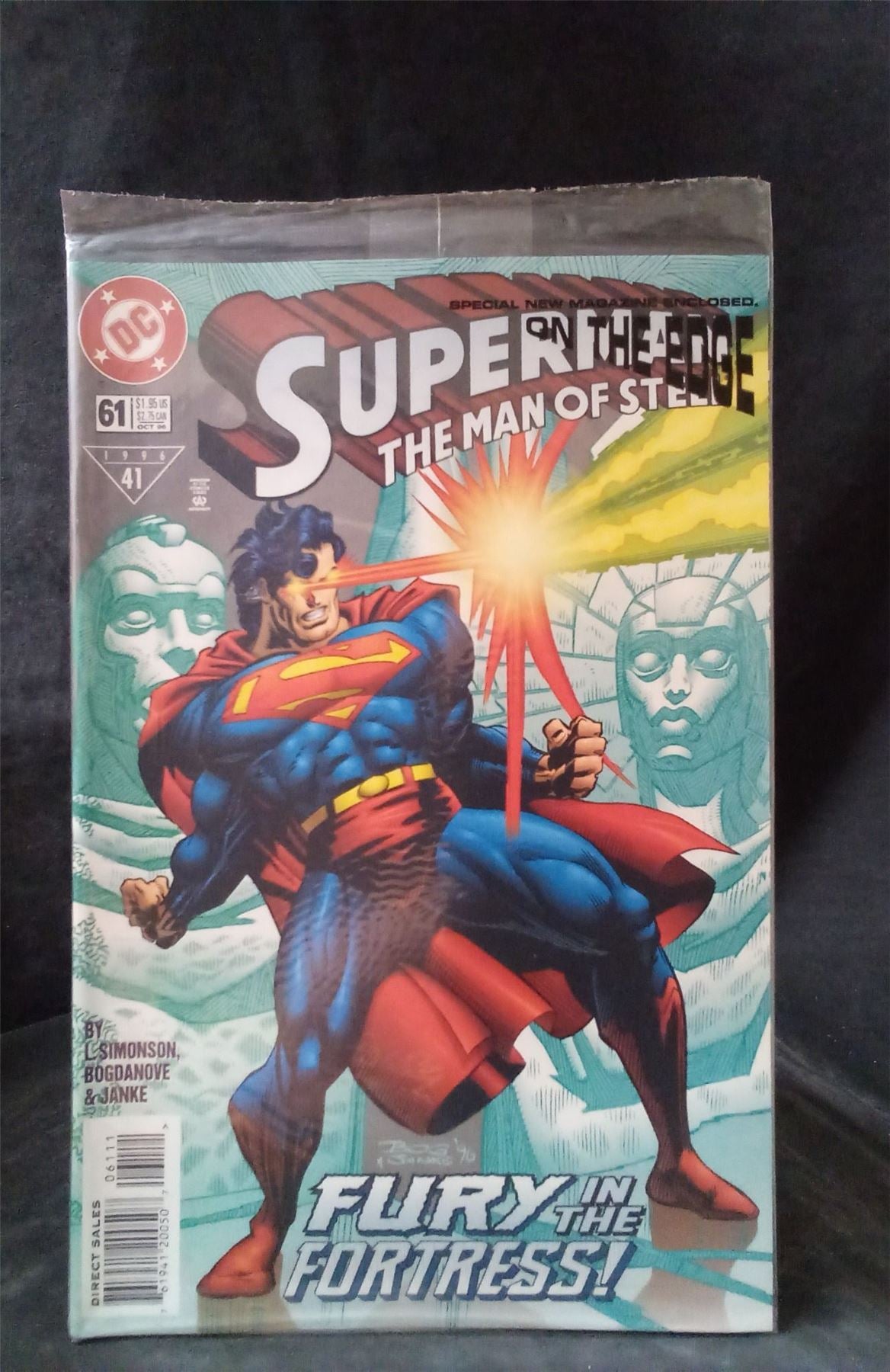 Superman: The Man of Steel #61 *sealed* 1996 DC Comics Comic Book