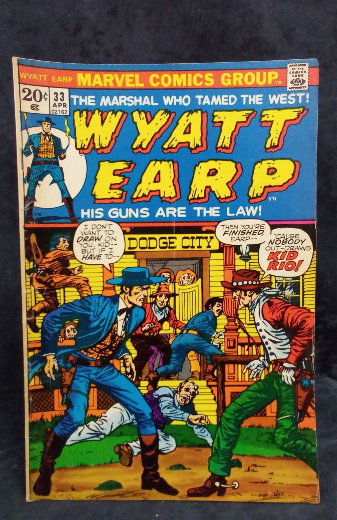 Wyatt Earp #33 1973 Marvel Comics Comic Book