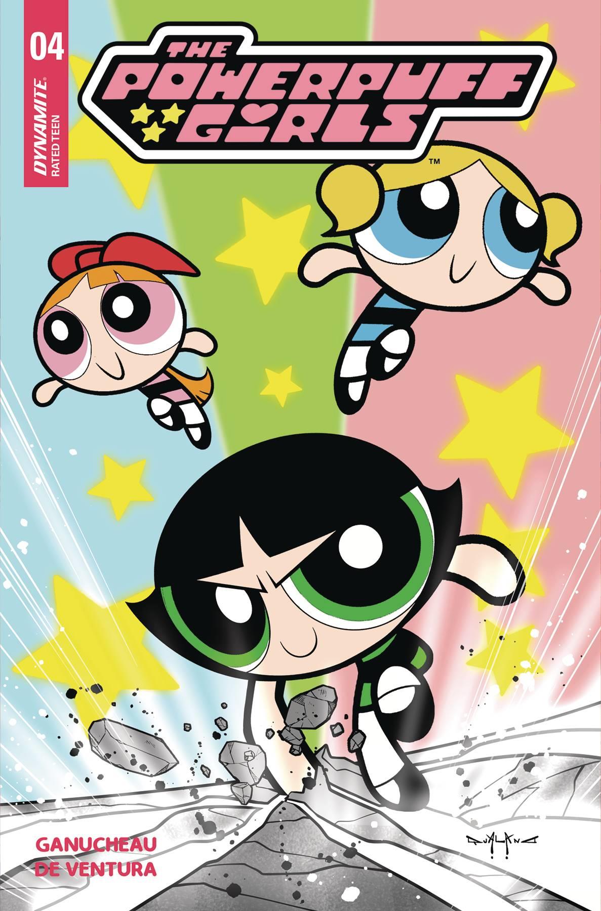 Powerpuff Girls #4 Cvr D Qualano Dynamite Comic Book