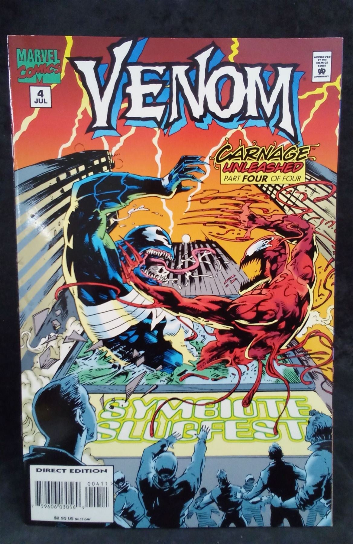 Venom: Carnage Unleashed #4 1995 Marvel Comics Comic Book