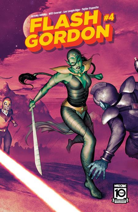 Flash Gordon #4 Cvr B Frazer Irving Connecting Cvr Var Mad Cave Studios Comic Book
