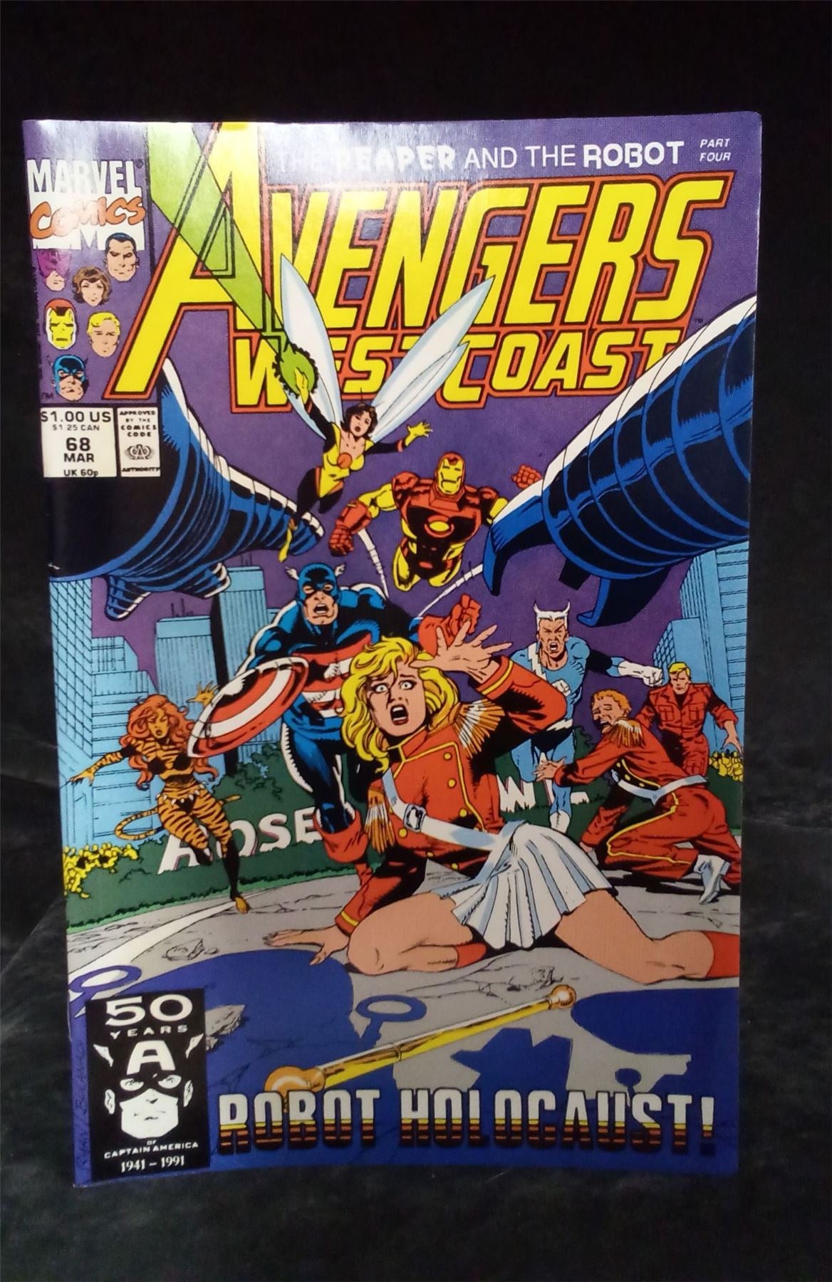 Avengers west coast 68# Comic Book