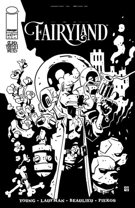 I HATE FAIRYLAND #42 CVR B DEREK LAUFMAN B&W VAR (MR) Image Comics Comic Book 2025