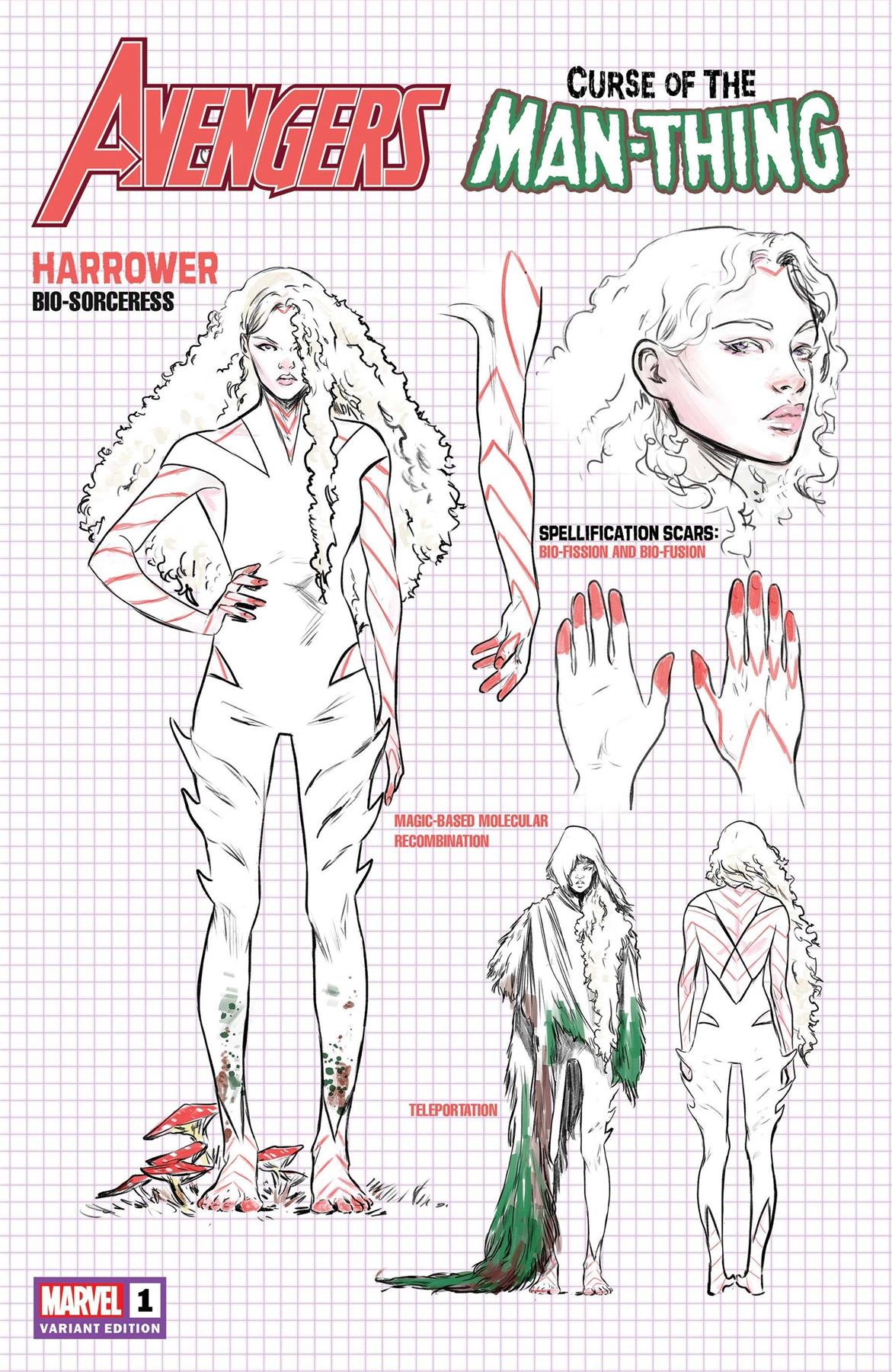 Avengers Curse Man-thing #1 Carnero Design Var () Marvel Comics Comic Book 2021