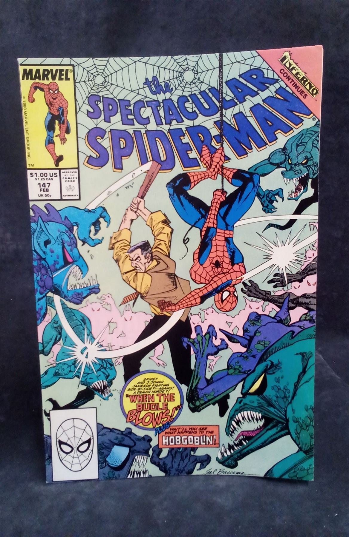 The Spectacular SpiderMan #147 1989 Marvel Comics Comic Book
