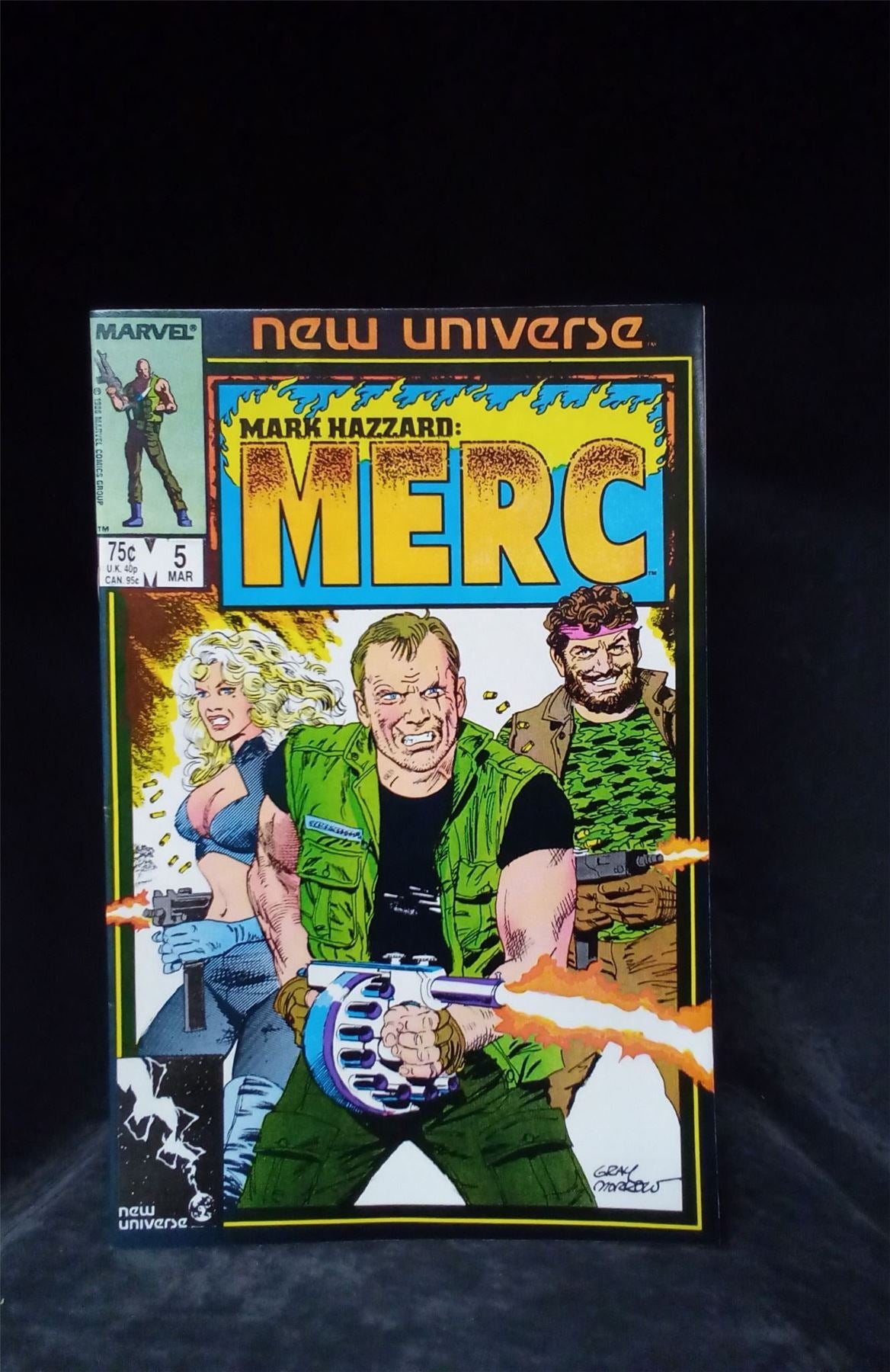 Mark Hazzard: Merc #5 1987 Marvel Comics Comic Book