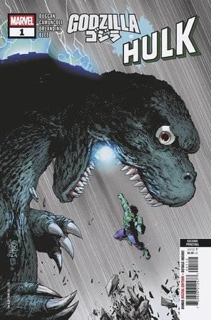 Godzilla Vs Hulk #1 2nd Ptg Giuseppe Camuncoli Var Marvel Prh Comic Book