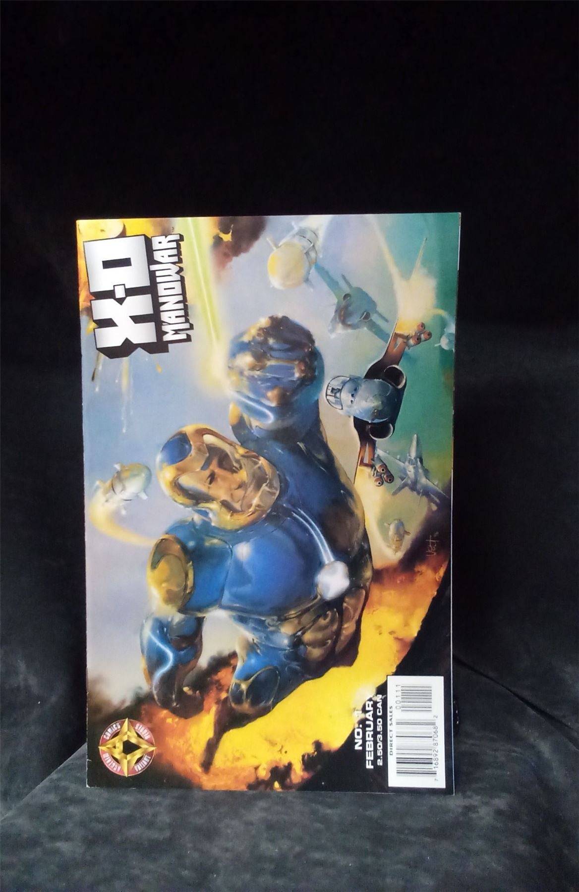 X-O Manowar #1 Painted Cover 1997 Comic Book
