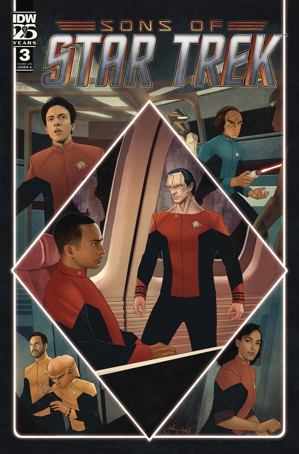 Star Trek Sons Of Star Trek #3 Cvr A Bartok Idw-prh Comic Book