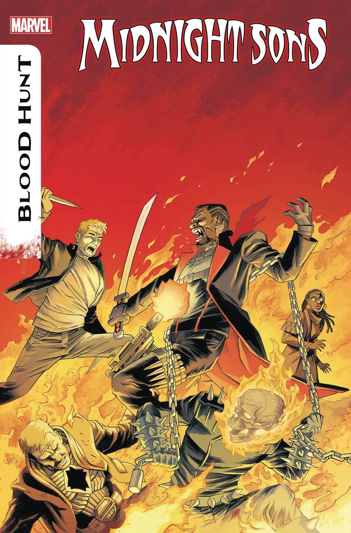 Midnight Sons Blood Hunt #2 Declan Shalvey Var (Declan Shalvey Var) Marvel Prh Comic Book 2024