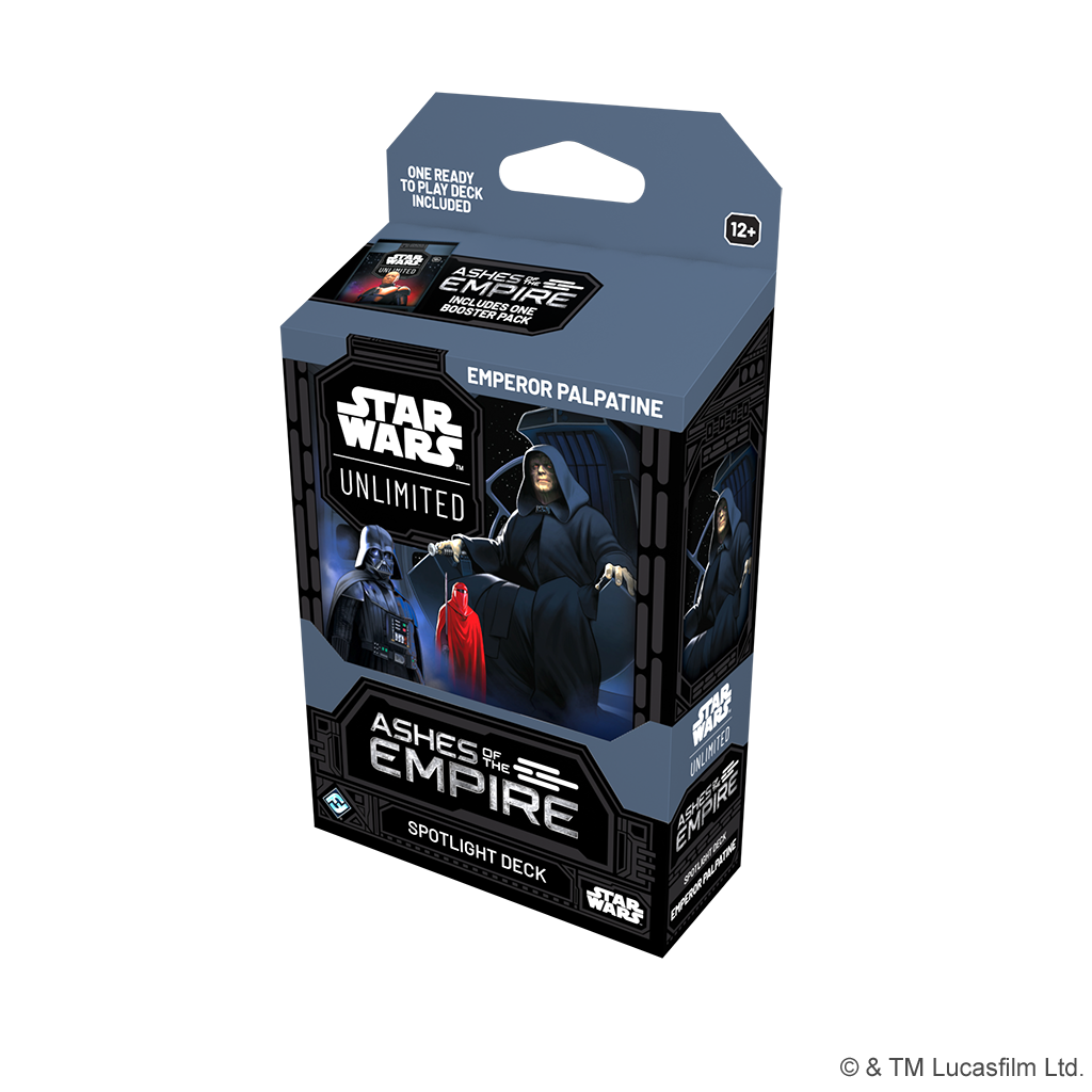 Star Wars Unlimited TCG Ashes of the Empire Spotlight Deck- Emperor Palpatine By Fantasy Flight Games