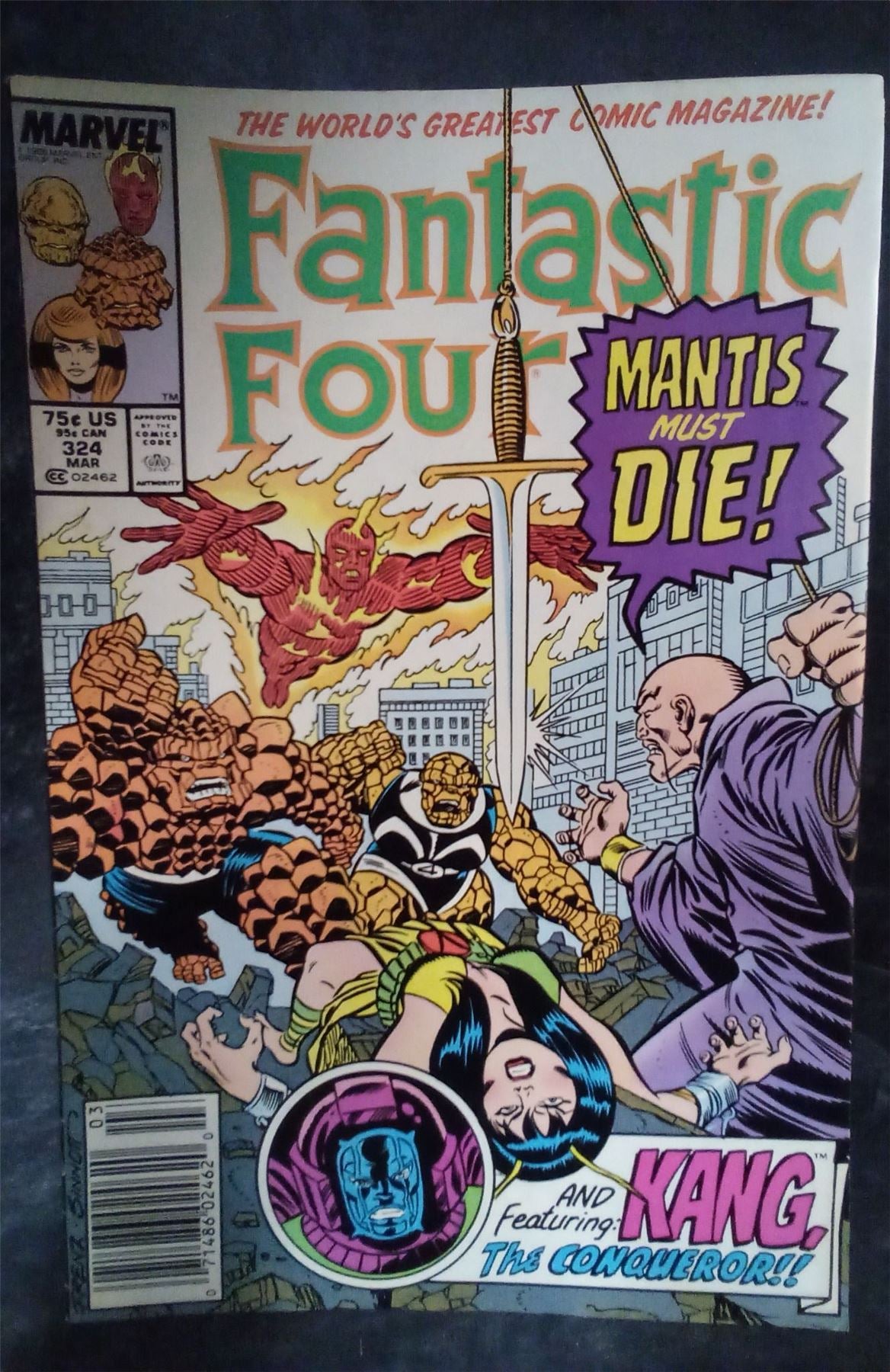 Fantastic Four #324 1989 Marvel Comics Comic Book