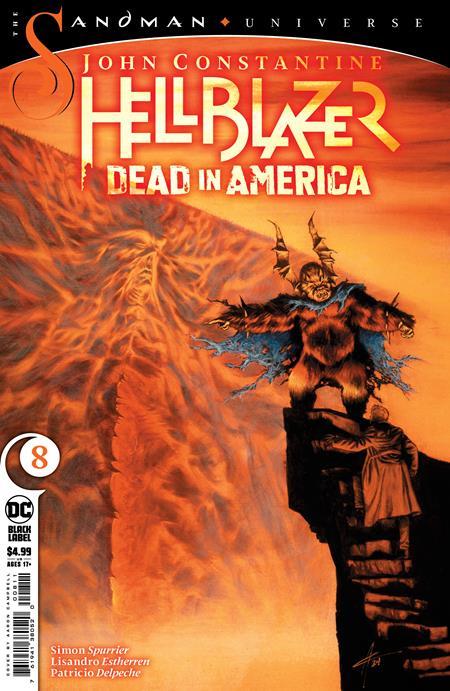 John Constantine Hellblazer Dead In America #8 (of 11) Cvr A Aaron Campbell (mr) DC Comics Comic Book